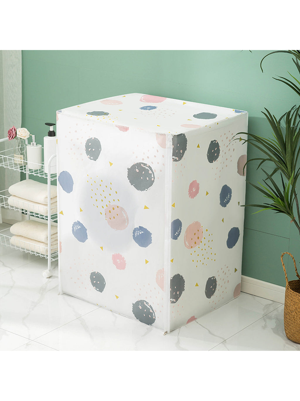 1Pc Graphic Print Washing Machine Cover
