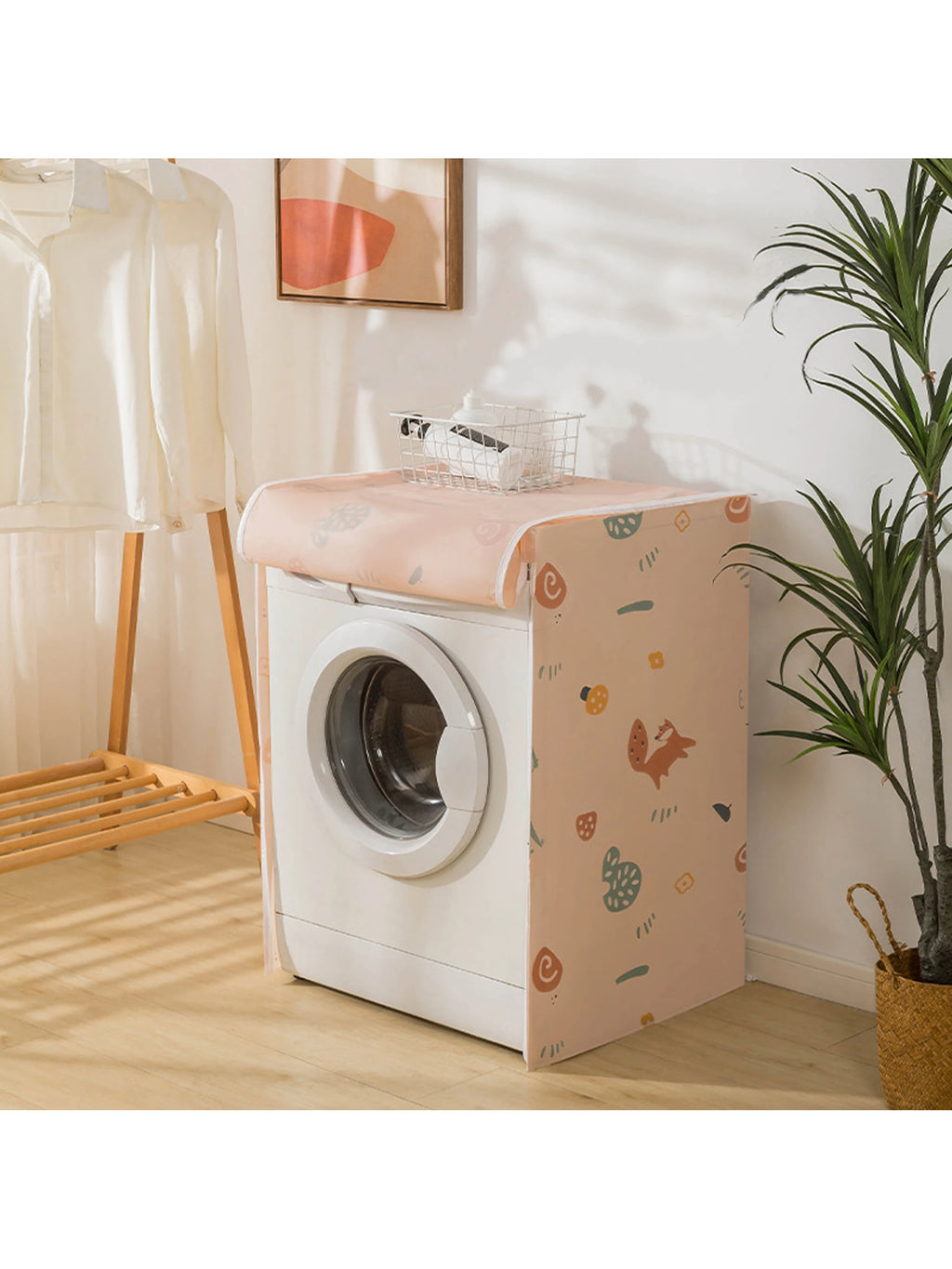 1Pc Graphic Print Washing Machine Cover
