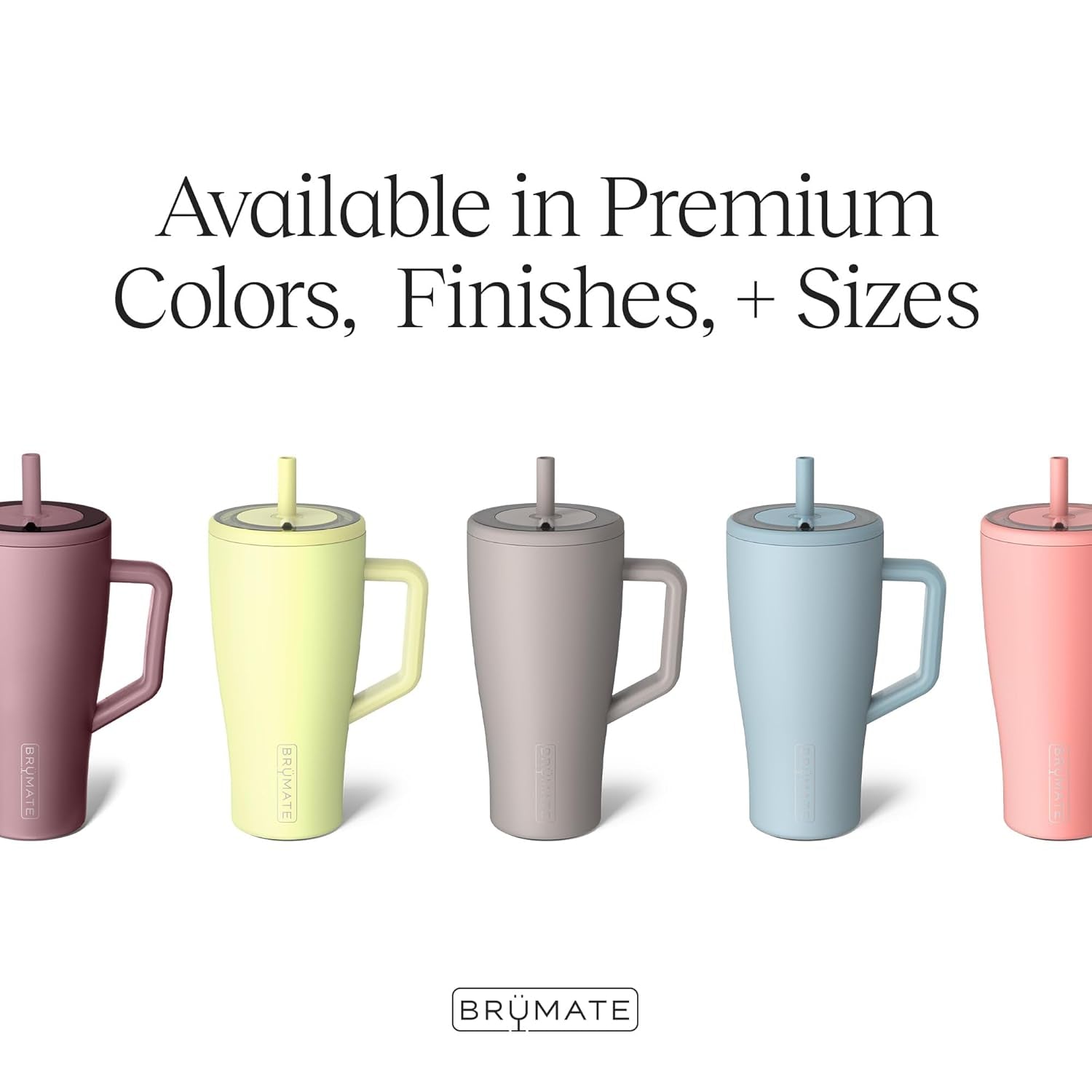 Era 40 Oz Tumbler with Handle and Straw | 100% Leakproof Insulated Water Bottle Tumbler with Lid and Flexible Softsip Straw | Made of Stainless Steel | Cup Holder Friendly | 40Oz (Dune)