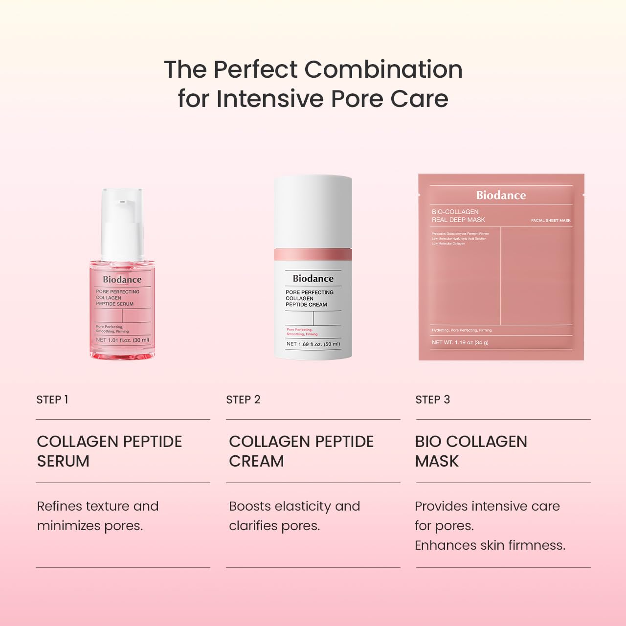 Bio-Collagen Real Deep Mask, Hydrating Overnight Hydrogel Mask, Pore Minimizing, Plumping, Elasticity Improvement, Korean Skin Care, Gifts for Women | 1.19Oz(34G) X 16Ea