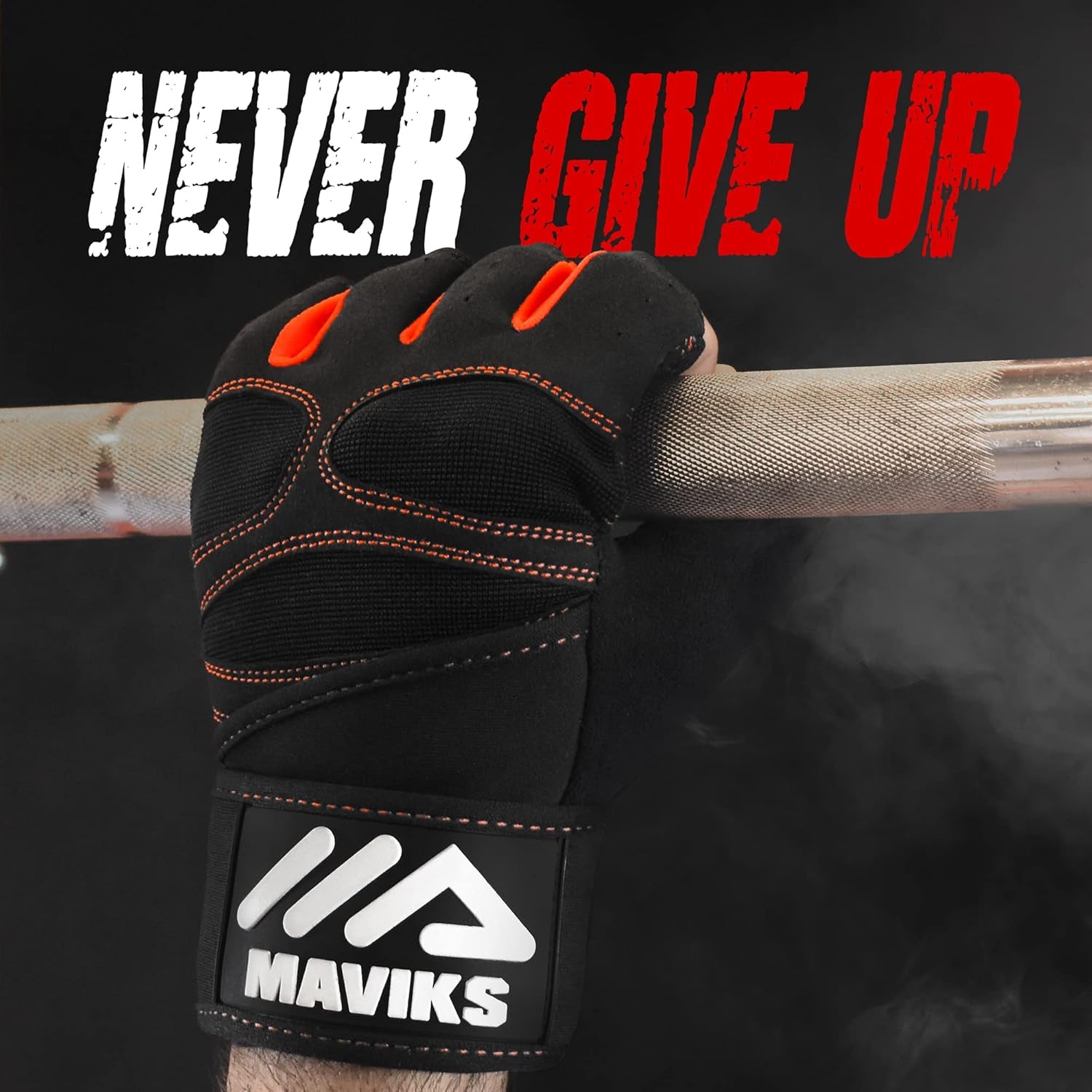 Elevate Your Workout with MAVIKS Adjustable Weight Lifting Gloves - Ultimate Wrist Support for Men and Women
