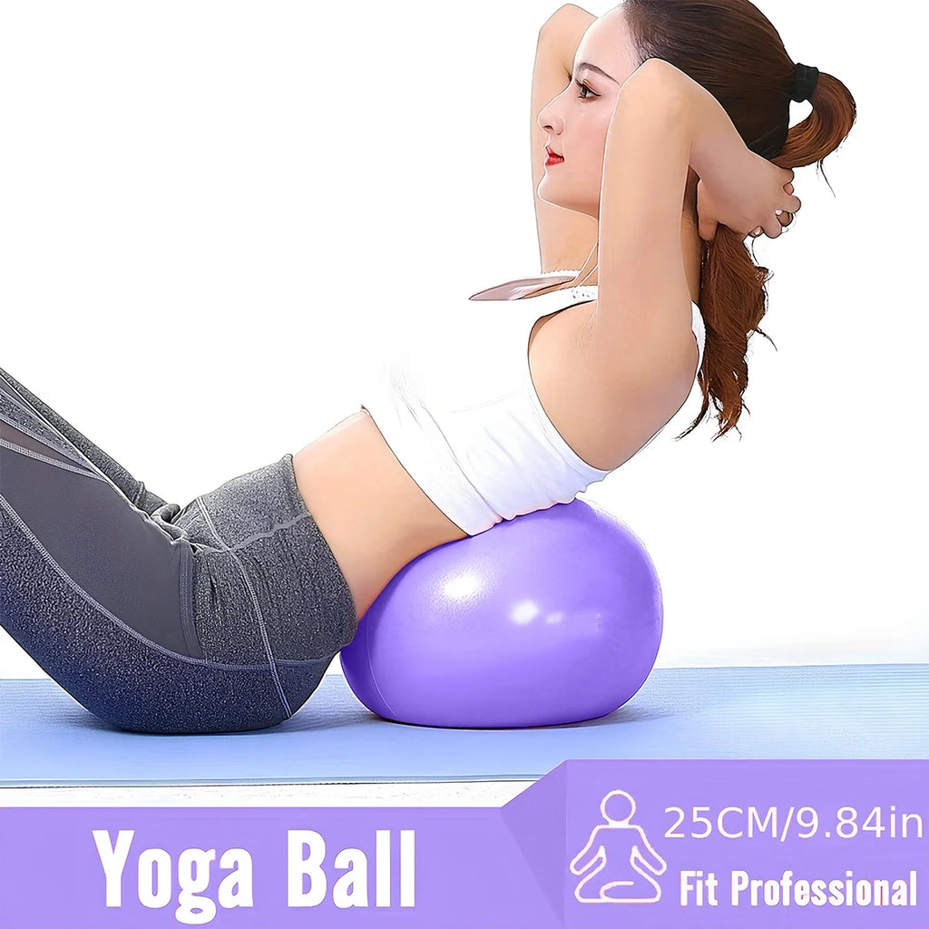 Transform Your Workout with the 5-Piece Pilates Basic Set: Fitness Ball, Elastic Stretch Belt, and More for Back Shaping and Muscle Training