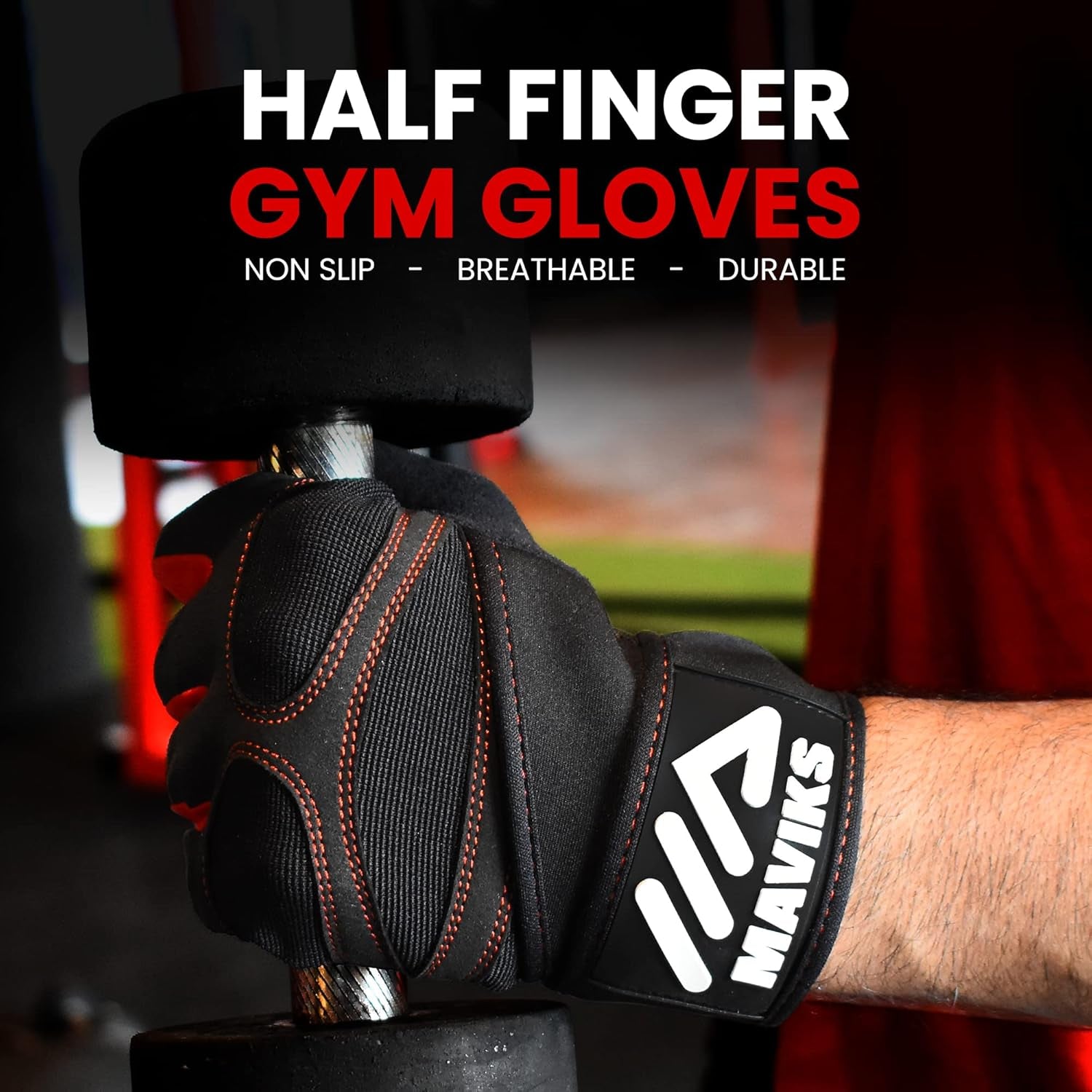 Elevate Your Workout with MAVIKS Adjustable Weight Lifting Gloves - Ultimate Wrist Support for Men and Women